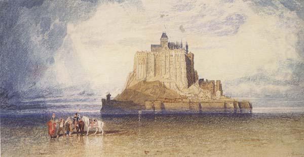 John sell cotman Mont St.Michel,Normandy (mk47) china oil painting image